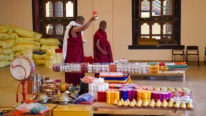 Zhung Dratshang Nears Completion of Zung Preparation for 108 Chortens