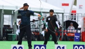 Bhutan’s Kinley Tshering, Lam Dorji Reach Asian Games Archery Quarterfinals